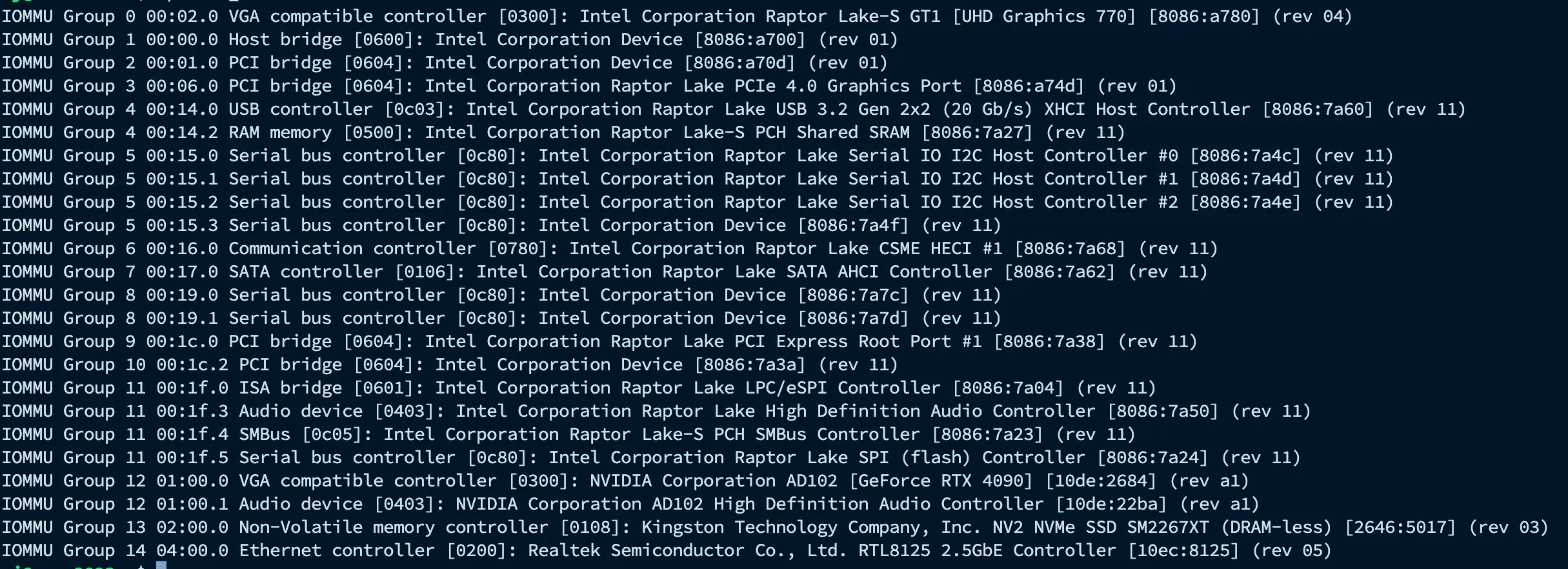 IOMMU Groups